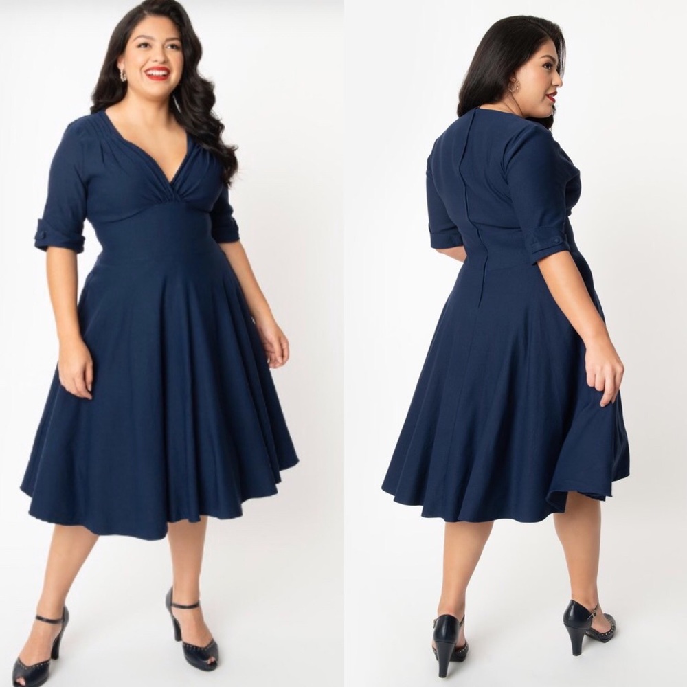 Unique Vintage swing dress size 18